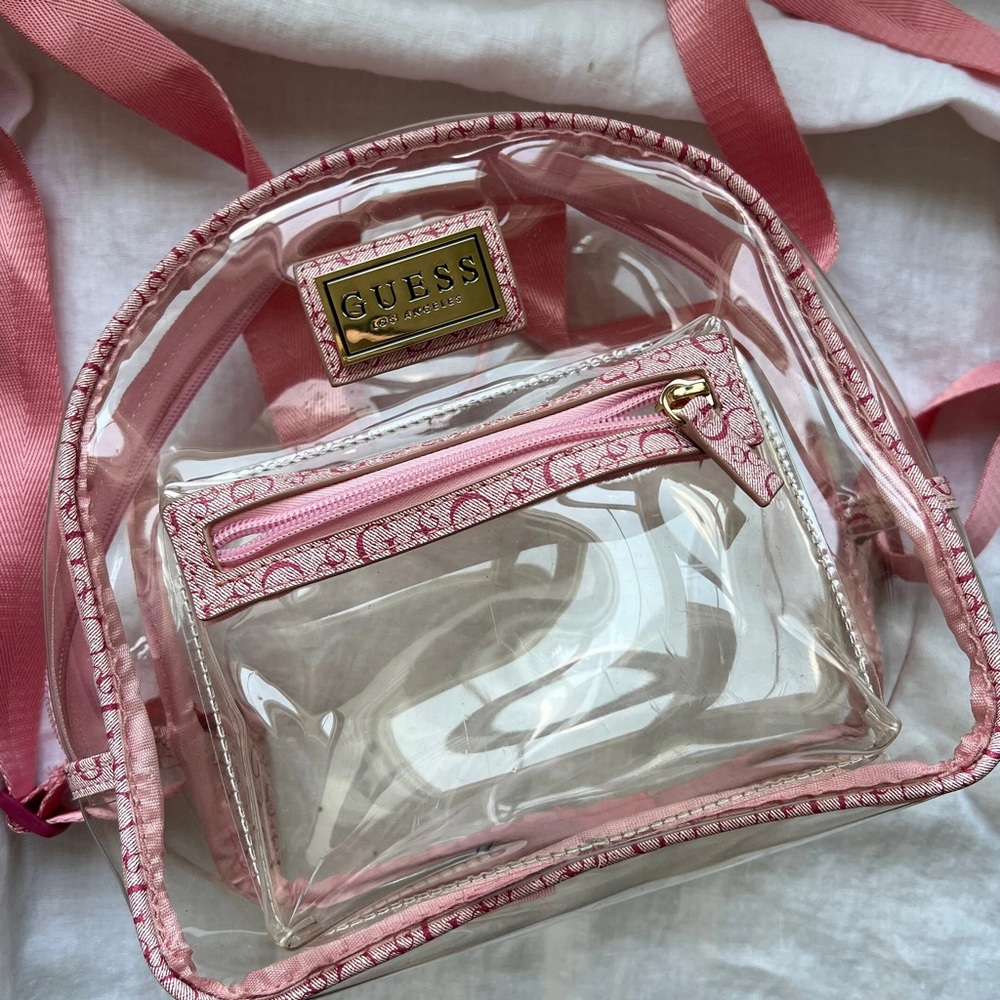 Guess mini pink backpack